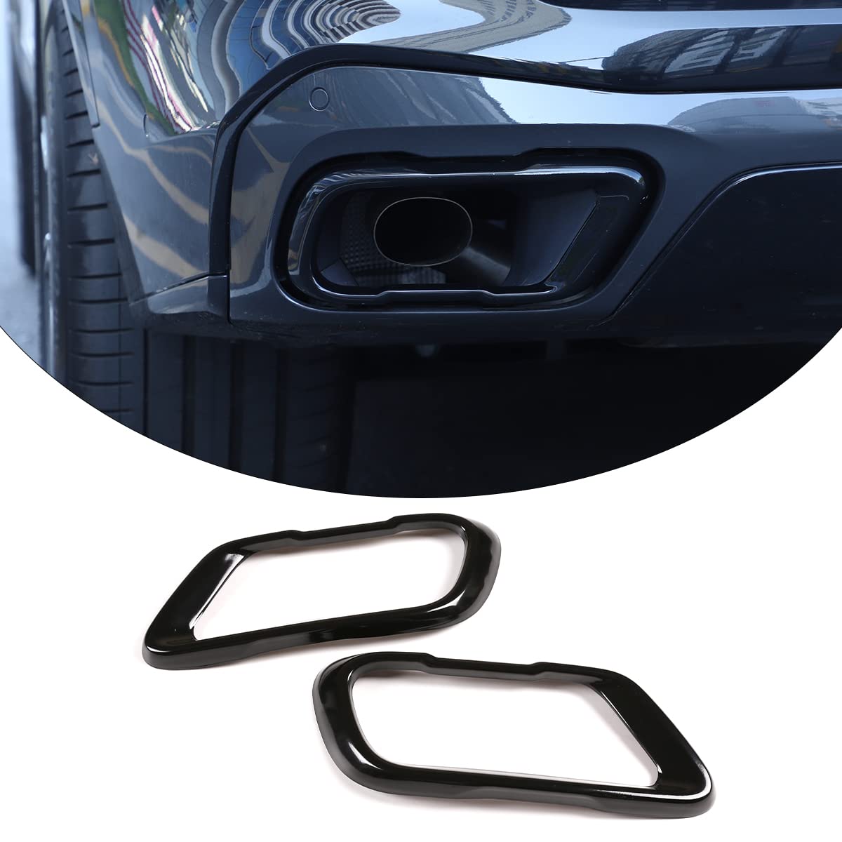 Amazon.com: Car Exhaust Muffler Tail Pipe Trim Cover Compatible
